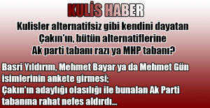 Ak Parti ve MHP kulislerine anket hareketlilik...