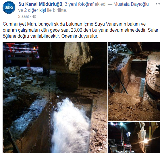 Uşak'ta sular kesik, Belediye'ye ulaşılamıyor!