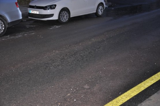 Uşak’ta kazılmış yolların derdi bitmeden; çöken yolların derdi başladı!