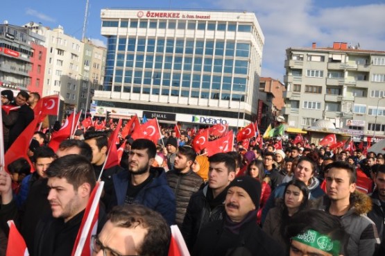 Teröre lanet için yürüdüler!