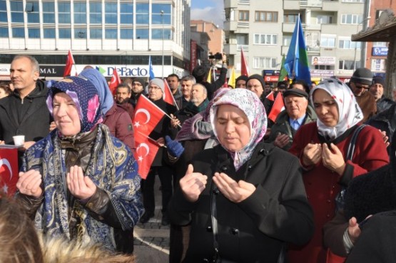Teröre lanet için yürüdüler!