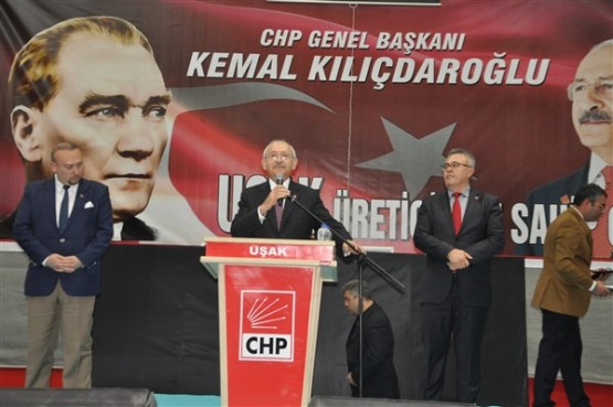 CHP Genel Başkanı Kılıçdaroğlu, Uşak'ta üreticilerle bir araya geldi!