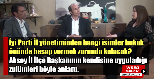 İyi Partili Politikacı Meltem Aksoy Gazeteci Çavuşoğlu ve Yıldız'a konuk olup yaşadıklarını aktardı.