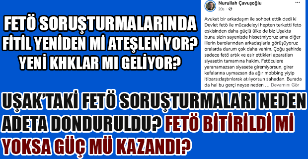 Uşaklı bir Avukat ile diyaloğunu da aktaran Gazeteci Çavuşoğlu'ndan flaş öngörü.