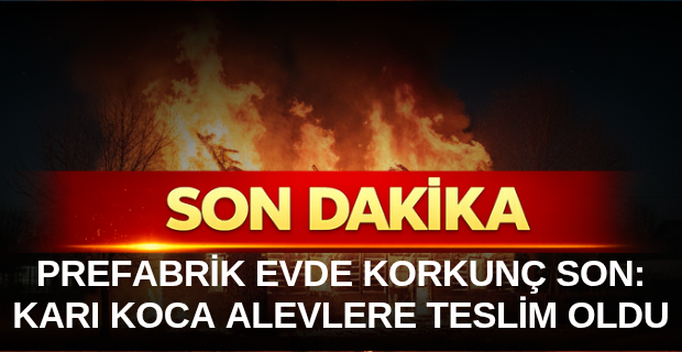 Sivaslı'da yangın faciası: Yaşlı çift evlerinde yanarak can verdi