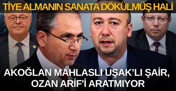 UŞAKLI ŞAİR AKOĞLAN, ÖZKAN YALIM'I BÖYLE HİCVETTİ
