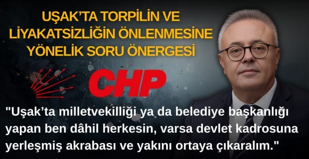 CHP Uşak Milletvekili Ali Karaoba, "Hodri meydan" diyerek paylaştı.