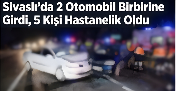 Sivaslı-Uşak Yolunda Feci Kaza: Otomobillerden Biri Takla Attı, Diğeri Şarampole Düştü