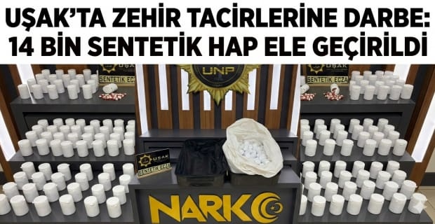 Uşak Emniyeti'nden Büyük Vurgun: Sentetik Ecza Operasyonlarında 3 Gözaltı