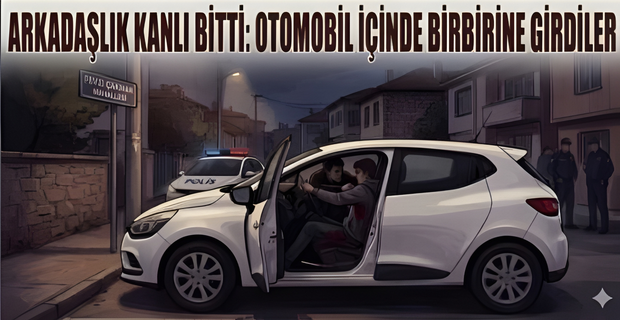 UŞAK'TA DEHŞET: Otomobil İçinde Tartışan İki Arkadaş Birbirini Bıçakladı