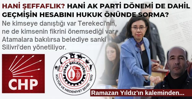 CHP Genel Merkezi, Yalım’ın yerine Hatice Terekeci’yi kayyum atamış adeta, resmen saçmalıyor.