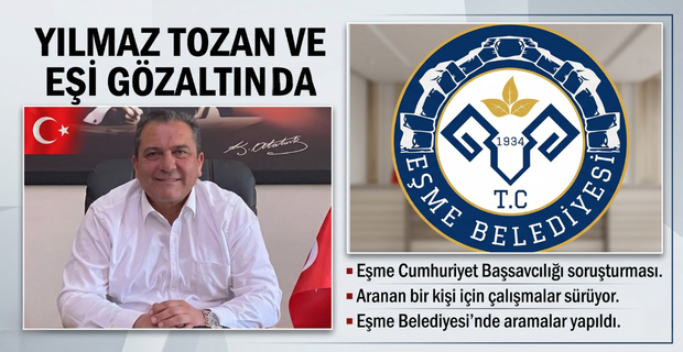 Eşme Belediye Başkan'ı Yılmaz Tozan ve 4 Kişi İçin Gözaltı Kararı