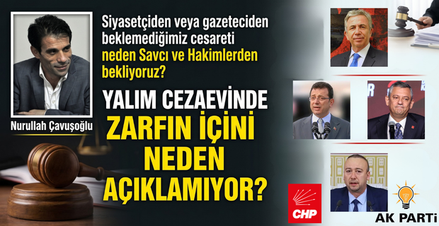 Özkan Yalım’da, İmamoglu’da Mansur Yavaş gibi çıkıp açıklasın madem bildiği eski dönem yolsuzlukları