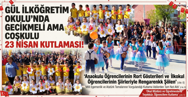 Rengârenk Rontlar ve Şiirlerle Milli Egemenlik Şöleni