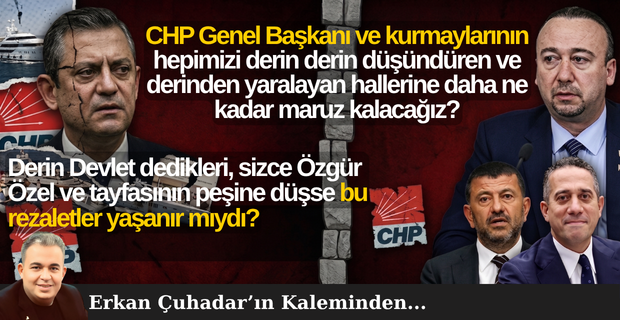Özel, en önemli kurmayı olan Özkan Yalım'ı ihraç etti. Sıra Ali Mahir Başarır ve Veli Ağbaba'da; onları da ihraç etmeli.