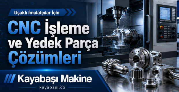 Uşaklı İmalatçılar İçin CNC İşleme ve Makine Yedek Parça Üretiminde Güvenilir Çözüm: Kayabaşı Makine