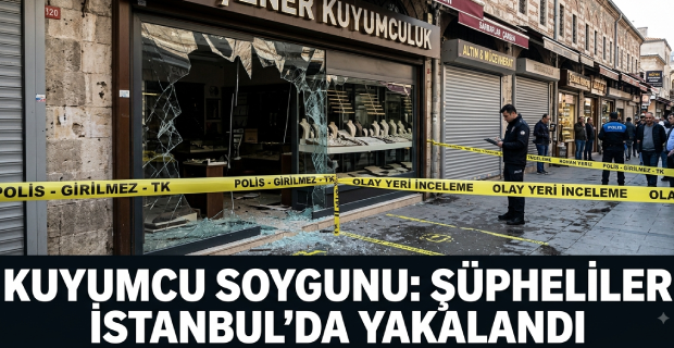 Uşak'ta Kuyumcu Soygunu, Polisler Soygunun İzini İstanbul'a Kadar Sürdü