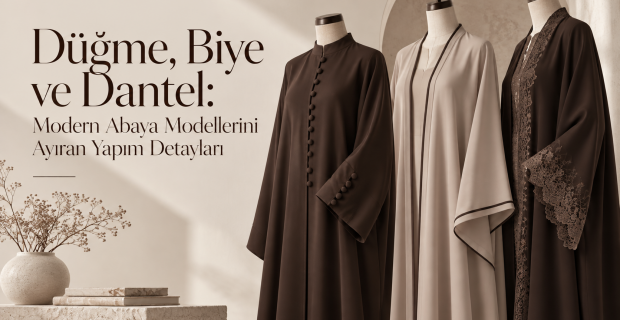 Düğme, Biye ve Dantel: Modern Abaya Modellerini Ayıran Yapım Detayları