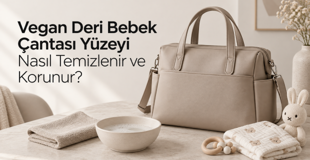 Vegan Deri Bebek Çantası Yüzeyi Nasıl Temizlenir ve Korunur?