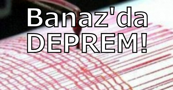 Son Dakika! Banaz'daki Deprem Panik Yarattı!