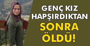 Genç kız hapşırdıktan sonra öldü!