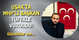 MHP'li başkan pompalı tüfekle vuruldu!