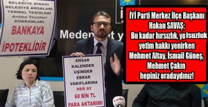 İyi Parti Merkez İlçe Başkanı'ndan Milletvekilleri, Belediye Başkanı ve Meclis Üyeleri hakkında zehir zemberek açıklama!