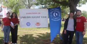 Uşak Üniversitesi Öğrencilerinden "Farkında Ol Umuda Hayat Ver" projesi