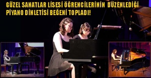 Besim Atalay Güzel Sanatlar Lisesi Öğrencilerinden Müthiş Piyano Performansı