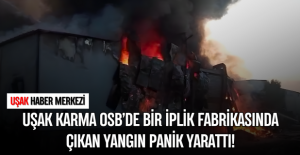 Deri Karma Organize Sanayi Bölgesindeki Kardelen Tekstil'de Yangın