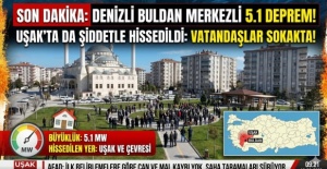 DENİZLİ MERKEZLİ 5,1LİK DEPREM...