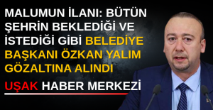 Uşak Belediye Başkanı Özkan Yalım,...