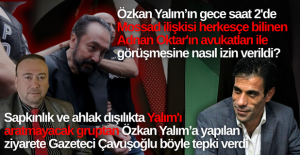 Özkan Yalım bir Mossad projesidir ve FETÖ artıkları ile siyasi ortaktır diyen Gazeteci Nurullah Çavuşoğlu'nu doğrularcasına cezaevi ziyareti