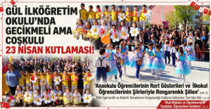 Rengârenk Rontlar ve Şiirlerle Milli Egemenlik Şöleni