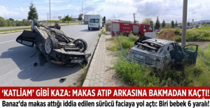 Banaz’da Korkunç Kaza: Makas Atan Sürücü Kaçtı, Arkasında Can Pazarı Bıraktı!