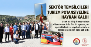 SEKTÖR TEMSİLCİLERİ UŞAK’IN TURİZM POTANSİYELİNE HAYRAN KALDI