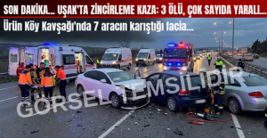 Ürünköy kavşağında feci kaza 3 ölü, çok sayıda yaralı var