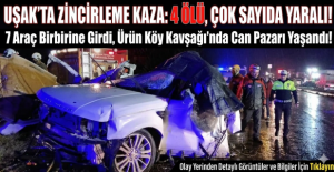 Ürünköy kavşağında feci kaza 4 ölü, çok sayıda yaralı var