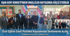 UŞAK KENT KONSEYİNDEN ENGELLİLER HAFTASINDA GÜÇLÜ ETKİNLİK