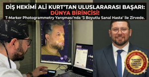 Uşaklı Diş Hekimi Dt. Ali Kurt, “3 Boyutlu Sanal Hasta” Çalışmasıyla Dünya Birincisi Oldu