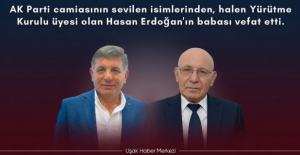 Şehrin tanınmış siyasetçi ve iş adamı Veteriner Hekim Hasan Erdoğan babasını kaybetti.