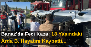 Banaz’da feci kaza, 18 yaşındaki genç hayatını kaybetti!