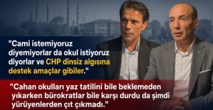 CHP, yeni parti ve marjinal sol gruplar, okullar yıkılırken gık demiyordu. Amaç okul istemek değil, cami istememek.