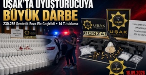 Uşak Emniyeti'nden "Narko" Operasyonu: 15 Günde 14 Şüpheli Tutuklandı