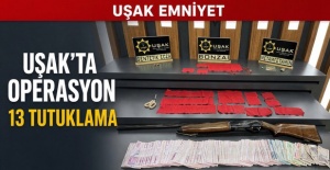 Emniyetten uyuşturucuya darbe: Bonzai, kokain, ecstasy ve silahlar ele geçirildi, 13 kişi tutuklandı