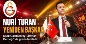 Uşak Galatasaray Taraftar Derneği’nde Nuri Turan yeniden başkan