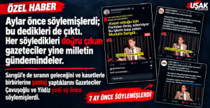 Uşak Haber Merkezi ekibi yine ulusal gündemde ve millete mâl olma yolunda.