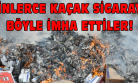 66 Bin Paket Kaçak Sigara Yakılarak İmha Edildi!