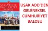 ADD Uşak Şubesi Geleneksel Cumhuriyet Balosu Düzenliyor