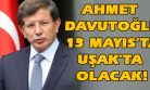 Başbakan Davutoğlu Uşak'a Geliyor!